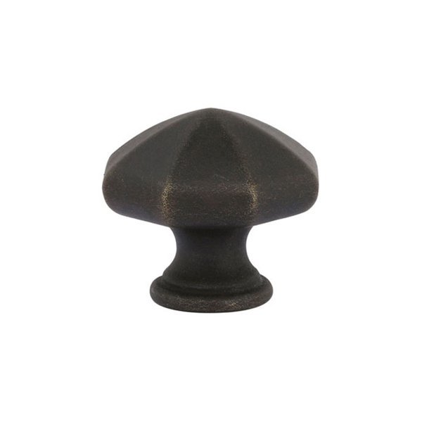 1" Octagon Knob in Medium Bronze