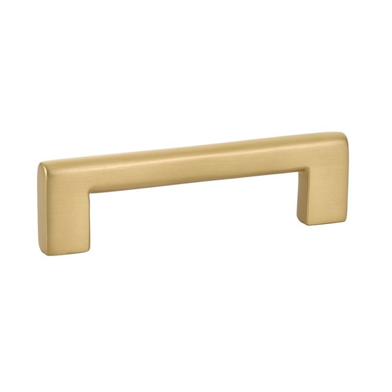 4" Centers Trail Pull in Satin Brass