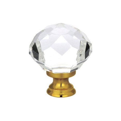 1 3/4" Diameter Diamond Knob in French Antique Brass