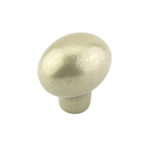 1 3/4" (44mm) Bronze Egg Knob in Tumbled White Bronze