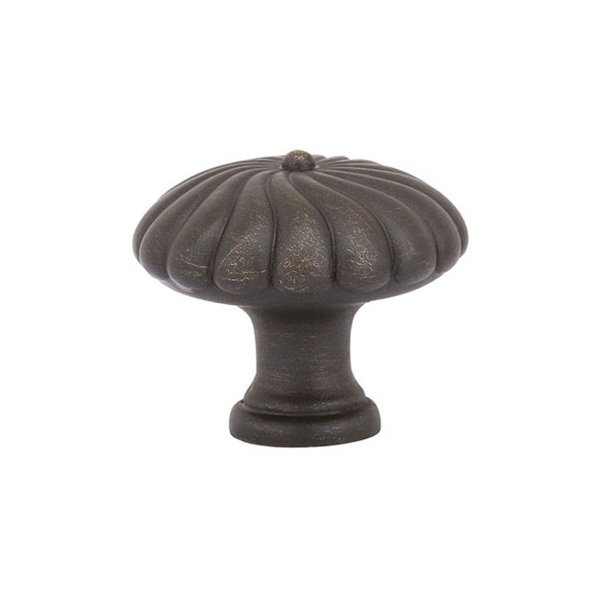 1" Diameter Twist Round Knob in Medium Bronze