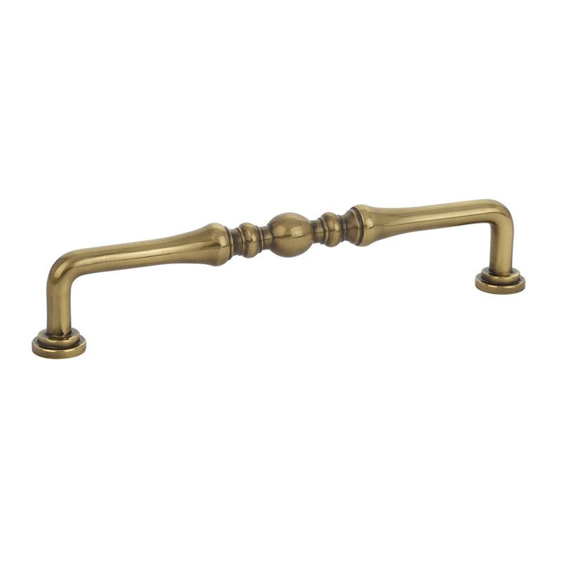 6" Centers Spindle Pull in French Antique Brass