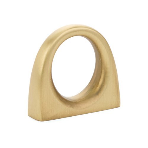 1" Center Ring Pull in Satin Brass