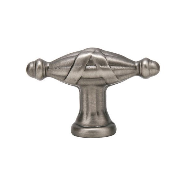3" (76mm) Ribbon & Reed Knob in Pewter