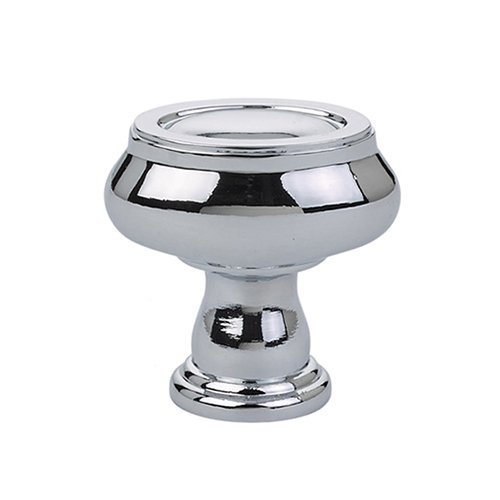 1 1/4" (32mm) Oval Knob in Polished Chrome