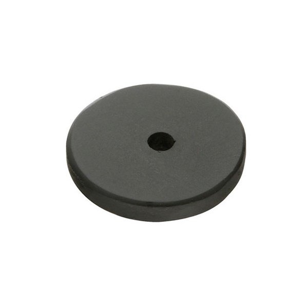 1 1/4" Diameter Round Backplate for Knob in Flat Black Bronze