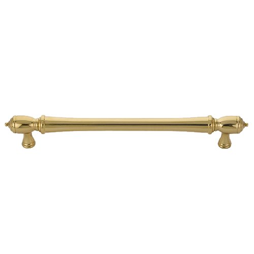 12" Centers Spindle Appliance/Oversized Pull in Unlacquered Brass