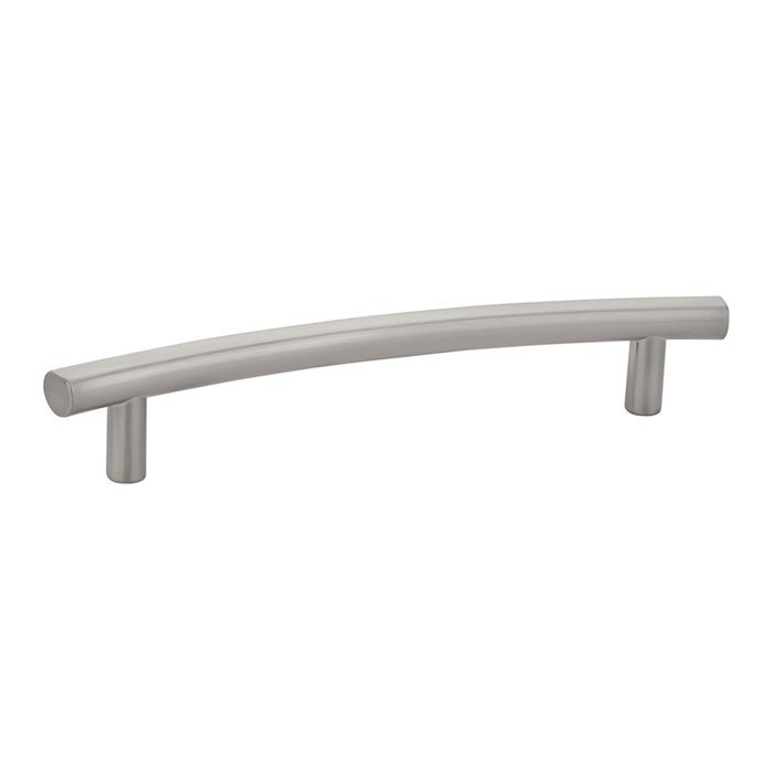 6" Centers T-Curve Bar Pull in Satin Nickel