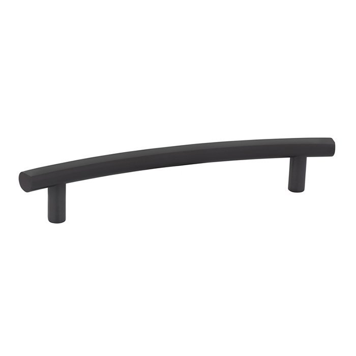 6" Centers T-Curve Bar Pull in Flat Black