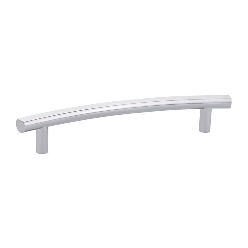 6" Centers T-Curve Bar Pull in Polished Chrome