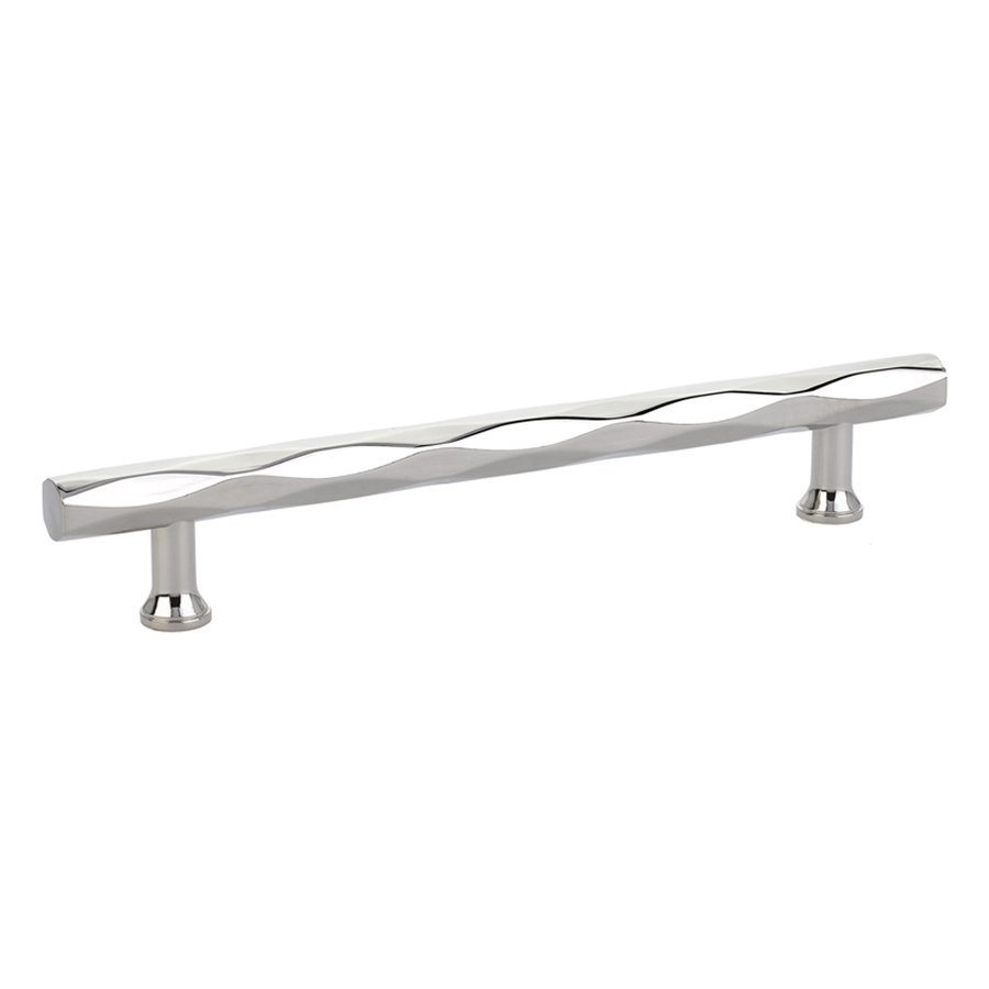 6" Centers Tribeca Pull in Polished Nickel