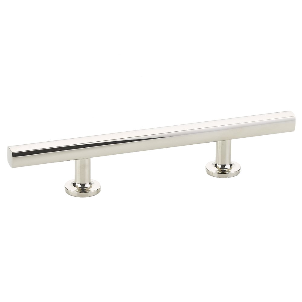 3 1/2" Centers Freestone Extended Pull in Polished Nickel