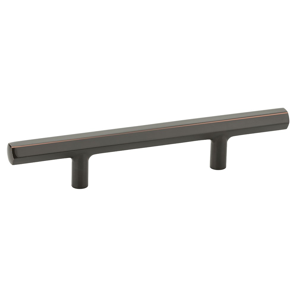 3 1/2" Centers Mod Hex Extended Pull in Oil Rubbed Bronze