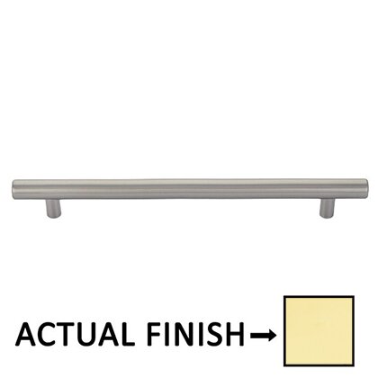 12" Centers Appliance/Oversized Bar Pull in Unlacquered Brass