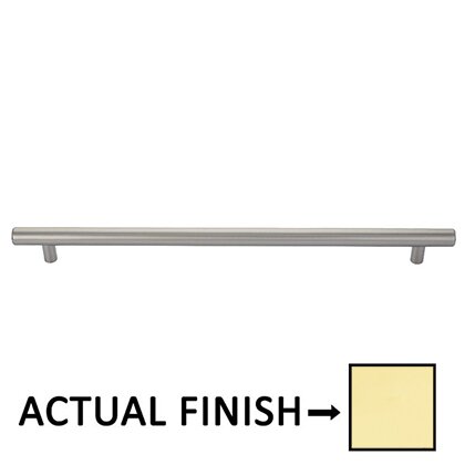 18" Centers Appliance/Oversized Bar Pull in Unlacquered Brass