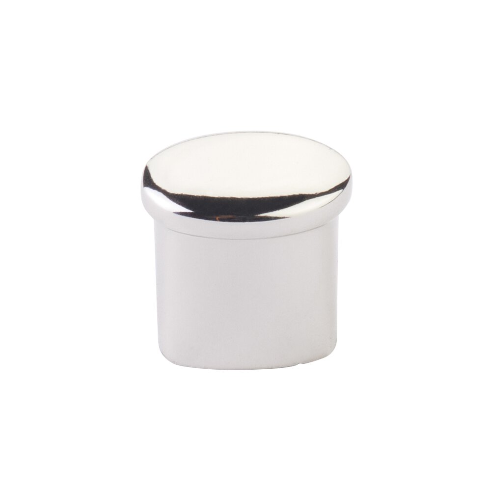 Button Knob in Polished Nickel