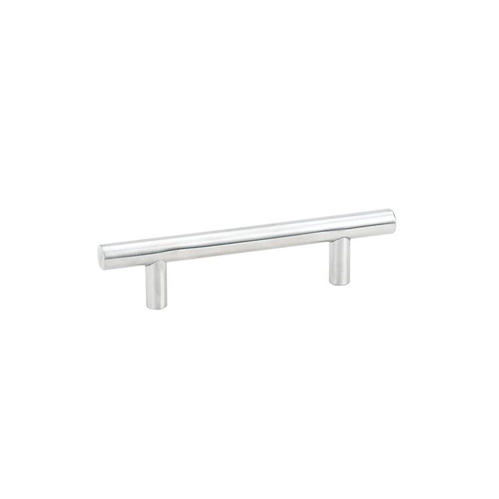 6" Centers Bar Pull in Brushed Stainless Steel