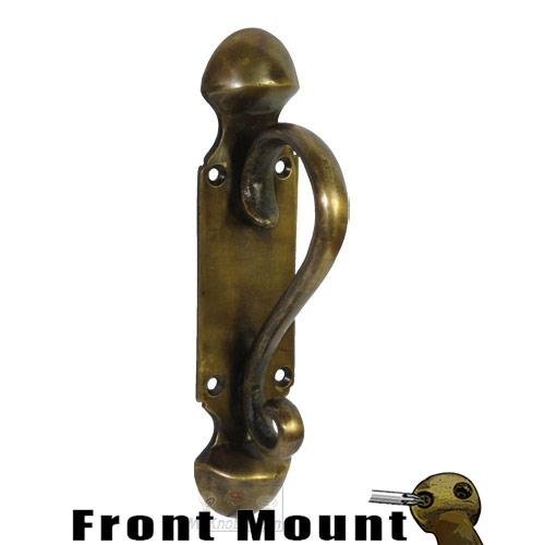 2 1/2" Centers 5 3/4" Overall Vertical Scroll Pull, Small
