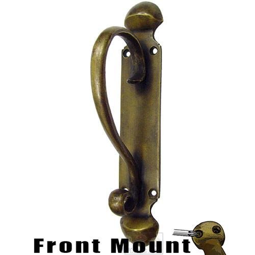 3 3/8" Centers 6 3/4" Overall Vertical Scroll Pull, Medium