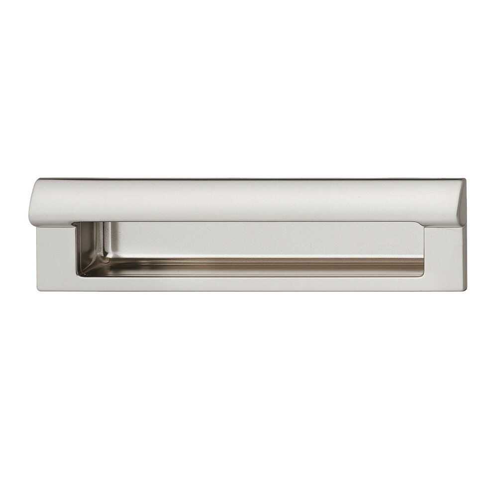 6-5/16" Centers Recessed Pull in Matte Nickel