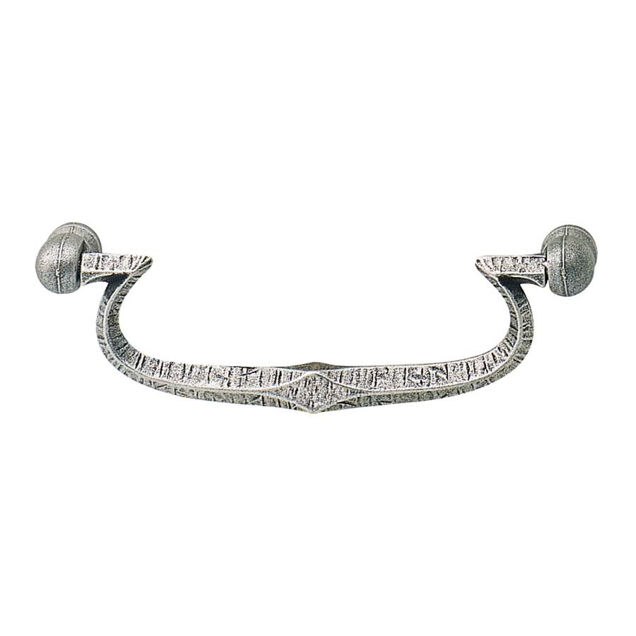 3 3/4" Centers Drop Pull in Antique Pewter