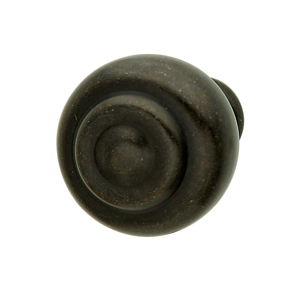 1 1/4" Diameter Knob in Oil Rubbed Bronze Steel