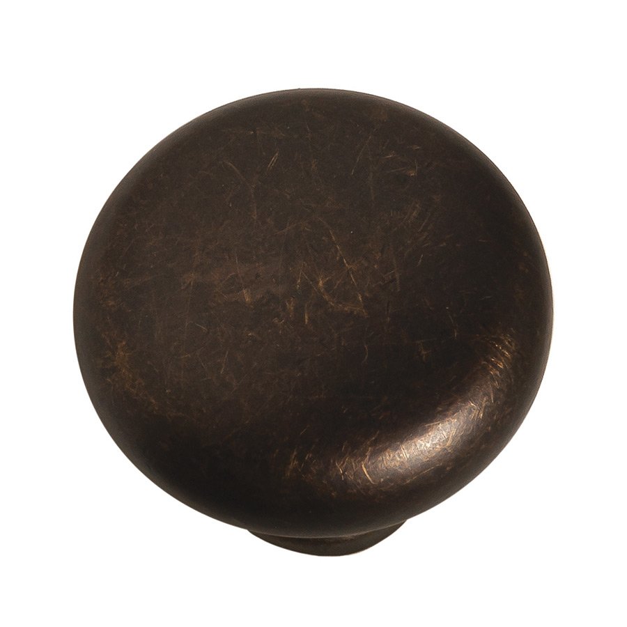 1 1/4" Diameter Knob in Oil Rubbed Bronze Zinc