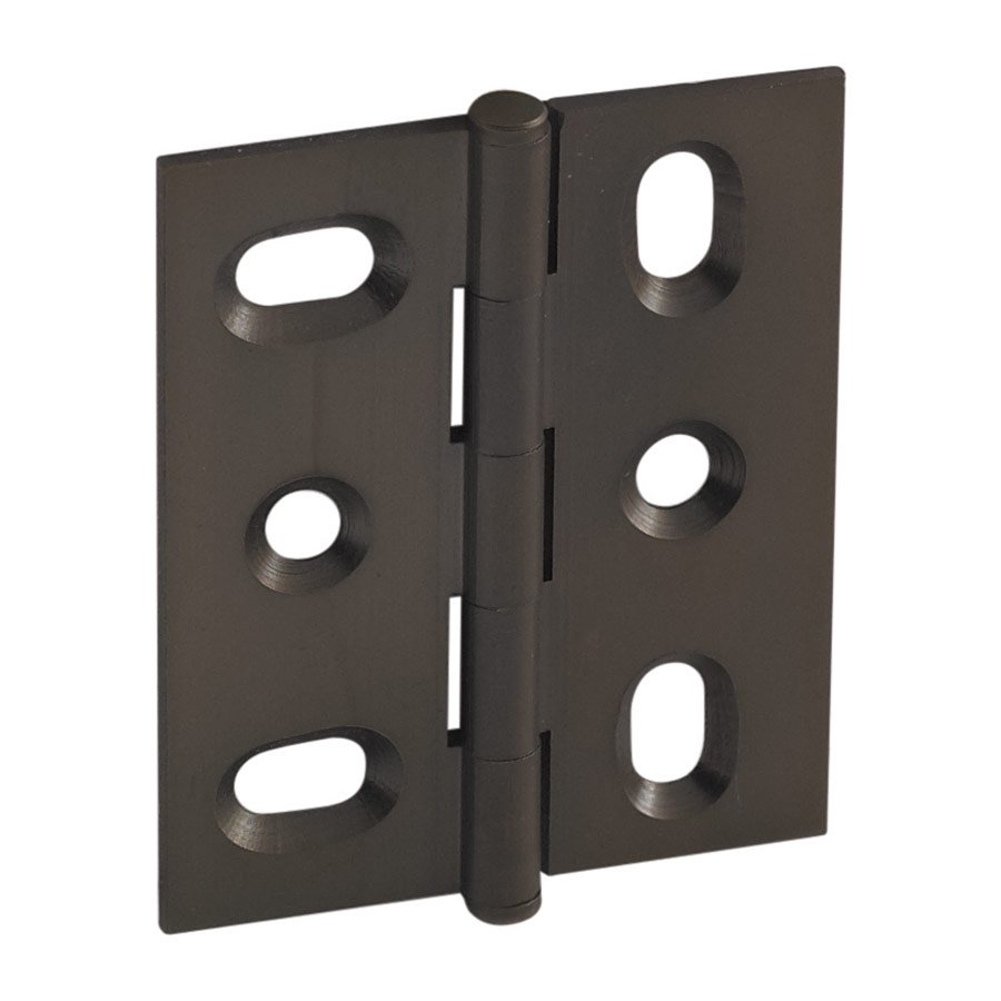 Mortised Decorative Butt Hinge with Button Finial in Oil Rubbed Bronze