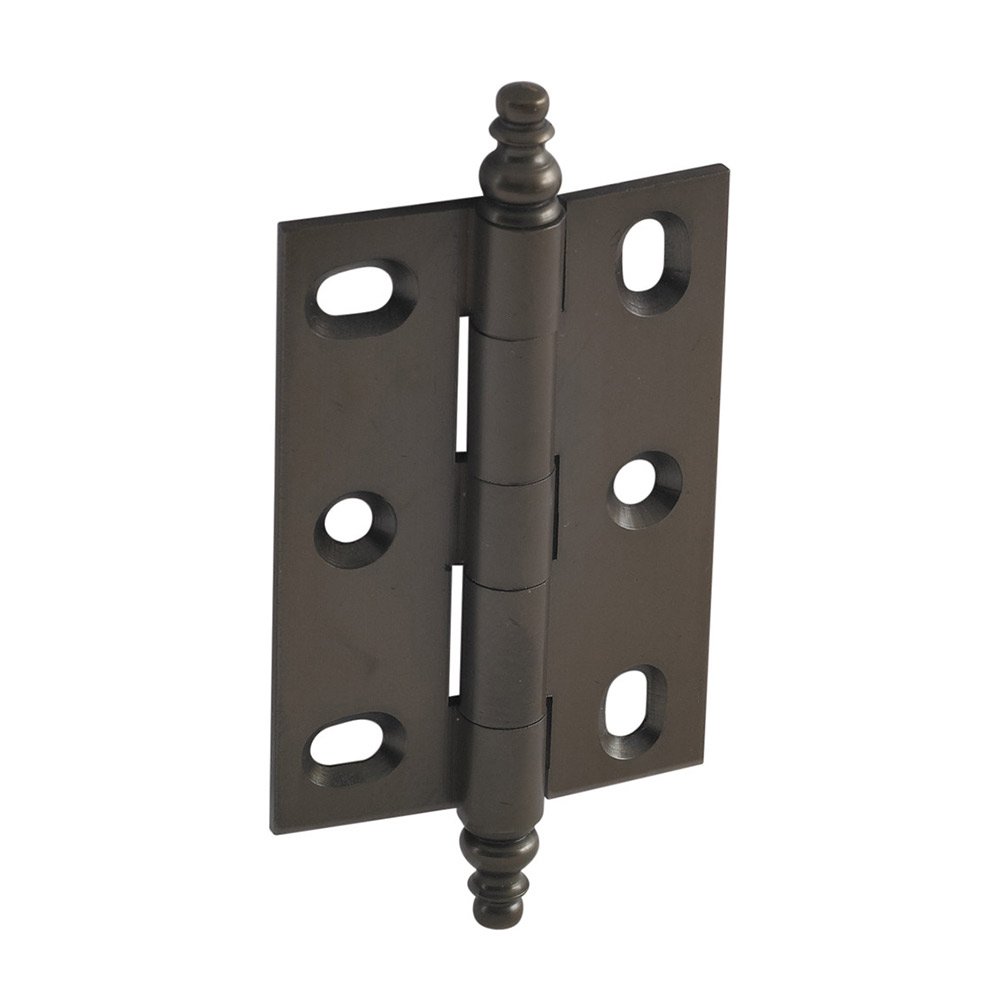Mortised Decorative Butt Hinge with Minaret Finial in Oil Rubbed Bronze