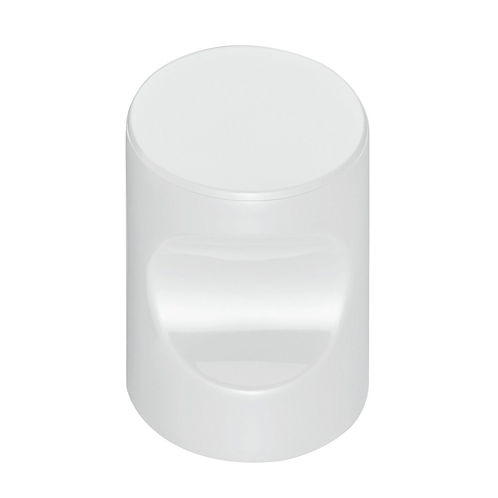 1/2" Diameter HEWI Nylon Knob in Signal White