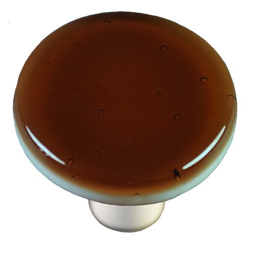 1 1/2" Diameter Knob in Tan with Aluminum base