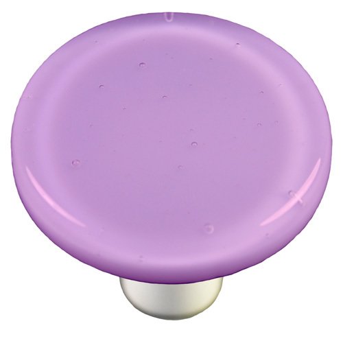 1 1/2" Diameter Knob in Neo-Lavender with Aluminum base