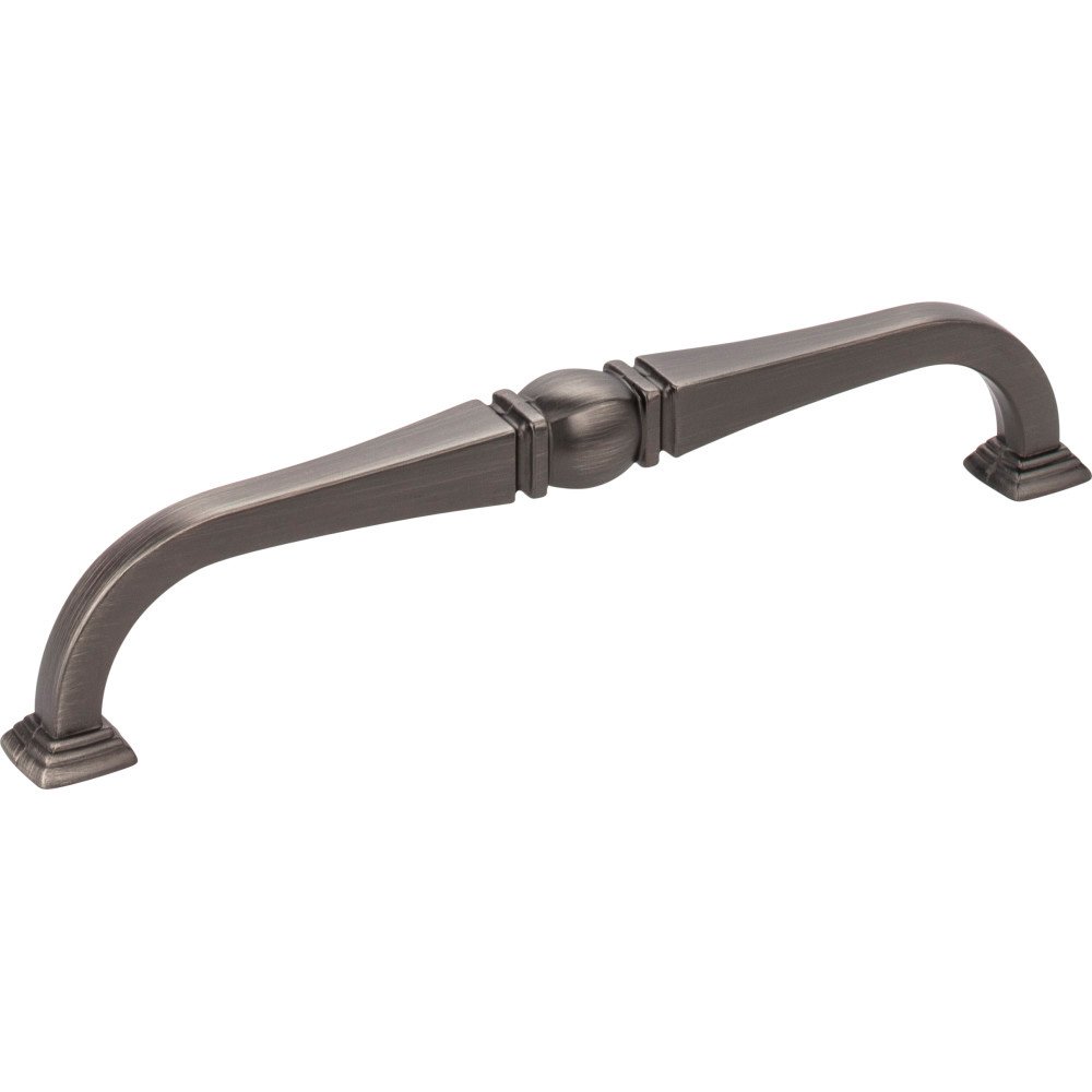 6 15/16" Overall Length Cabinet Pull in Brushed Pewter