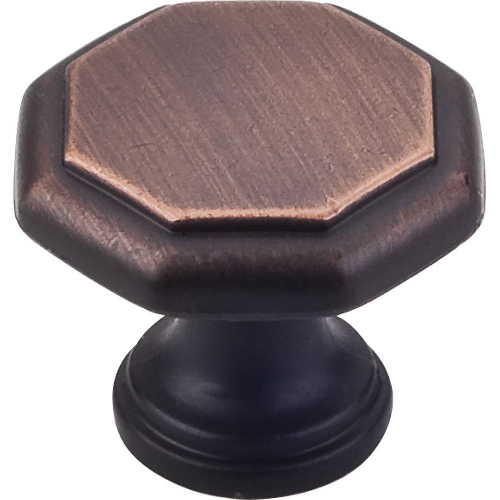 1-3/16" Geometric Cabinet Knob in Brushed Oil Rubbed Bronze