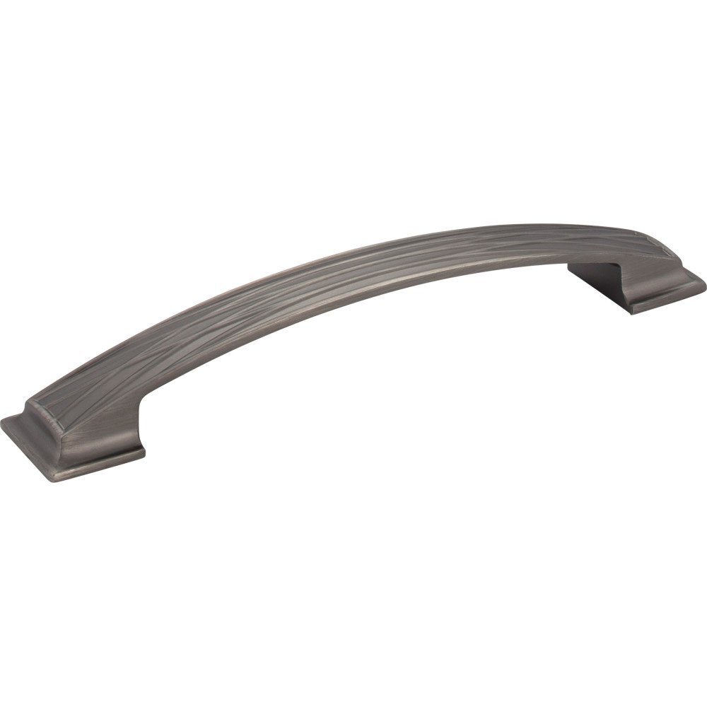 160mm Centers Lined Cabinet Pull in Brushed Pewter