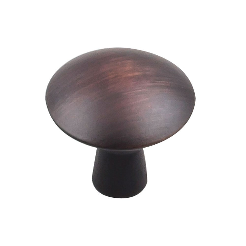 1 1/16" Round Knob in Brushed Oil Rubbed Bronze