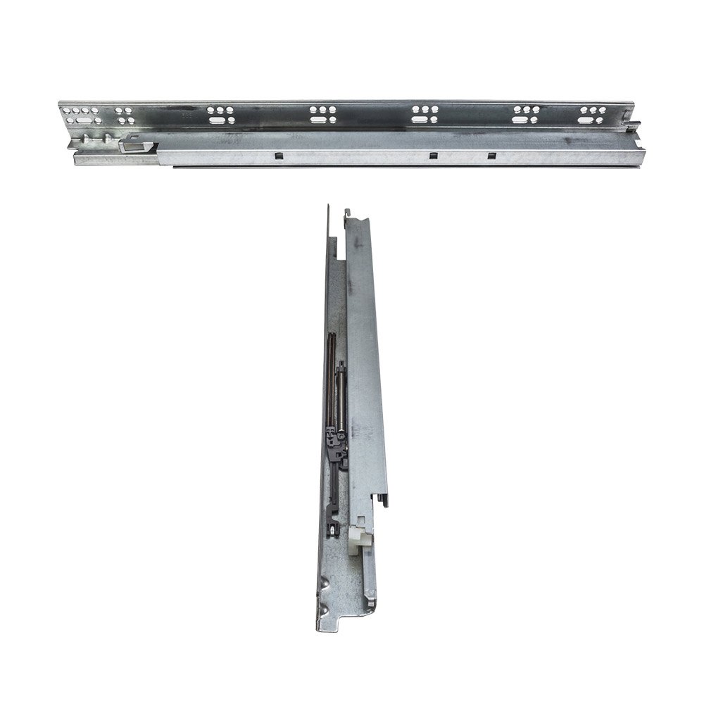 12" High End Undermount Drawer Slide. Fits drawers with 1/2" to 5/8" material. Does NOT include clips. Must order clips separately. 