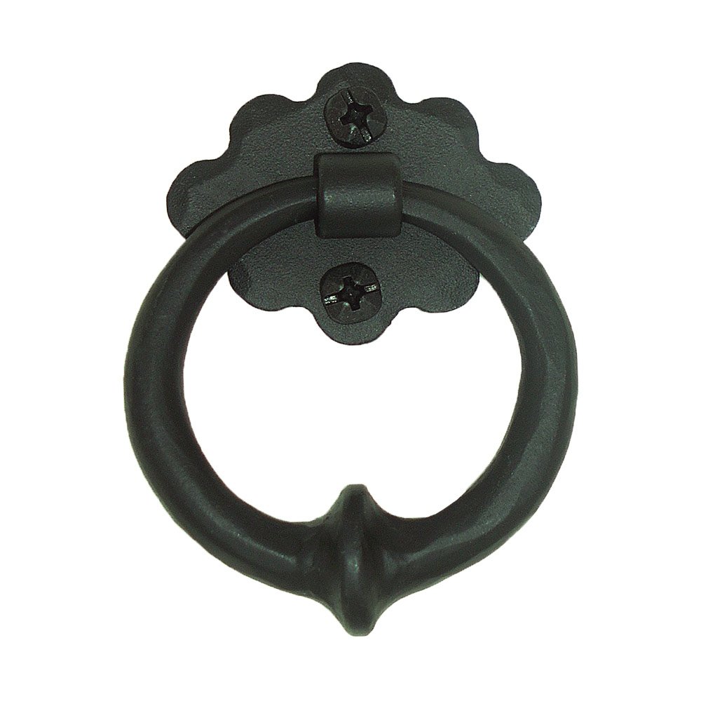 3" Front Mount Ring Pull in Black