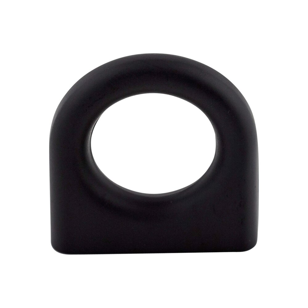 Ring 5/8" Centers Ring Pull in Flat Black