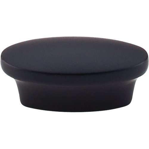 Oval 5/8" Centers Pull in Flat Black