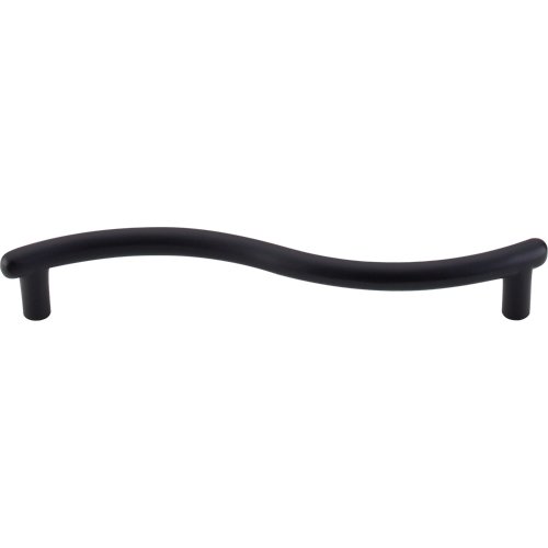 Spiral 5 1/16" Centers Bar Pull in Flat Black