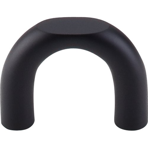 Curved 1 1/4" Centers Arch Pull in Flat Black