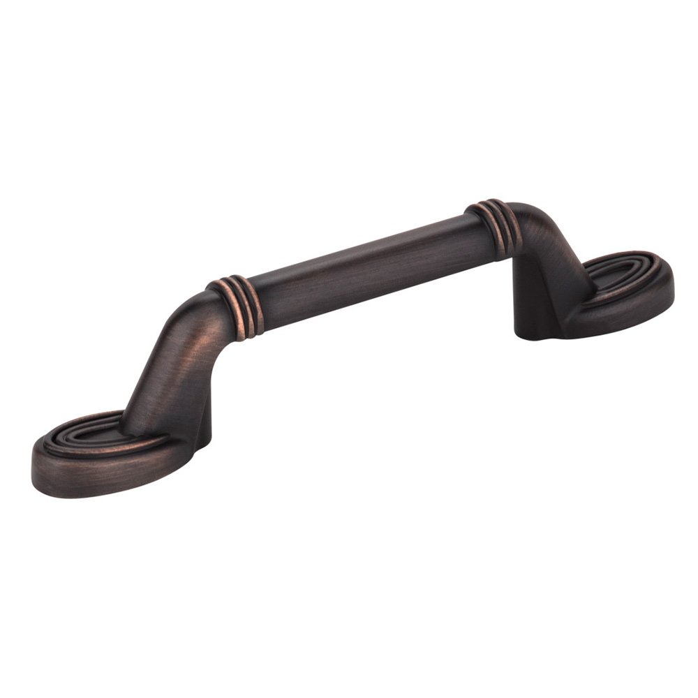 3" Centers Spiral Pull in Brushed Oil Rubbed Bronze