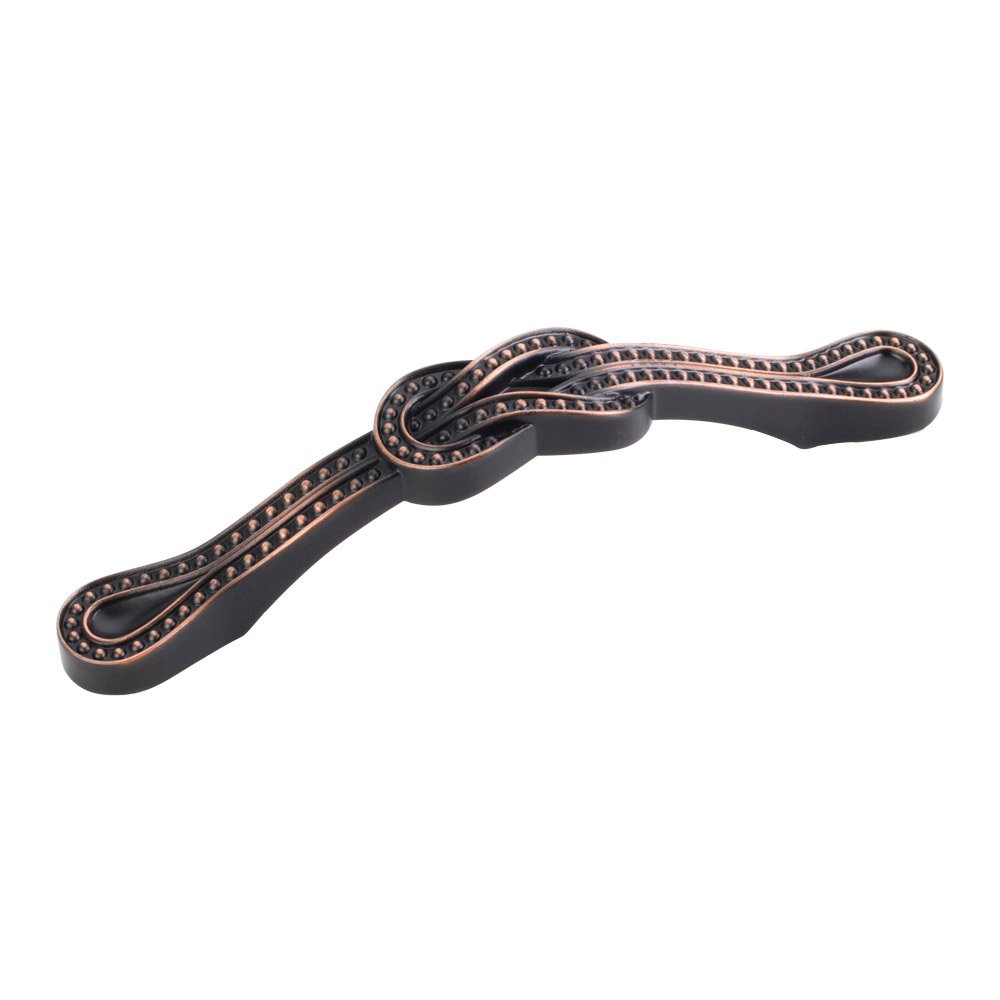 3 3/4" Centers Square Knot Pull in Brushed Oil Rubbed Bronze