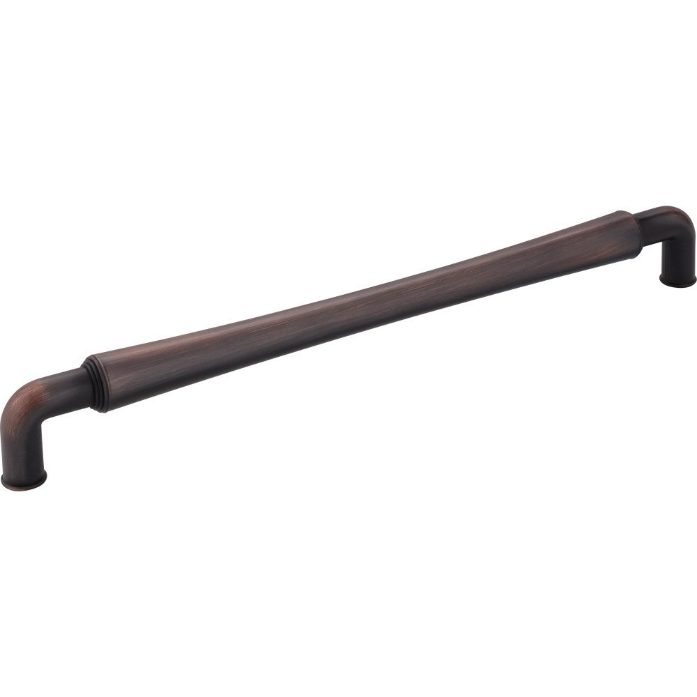 12" Centers Barrel Appliance Pull in Brushed Oil Rubbed Bronze