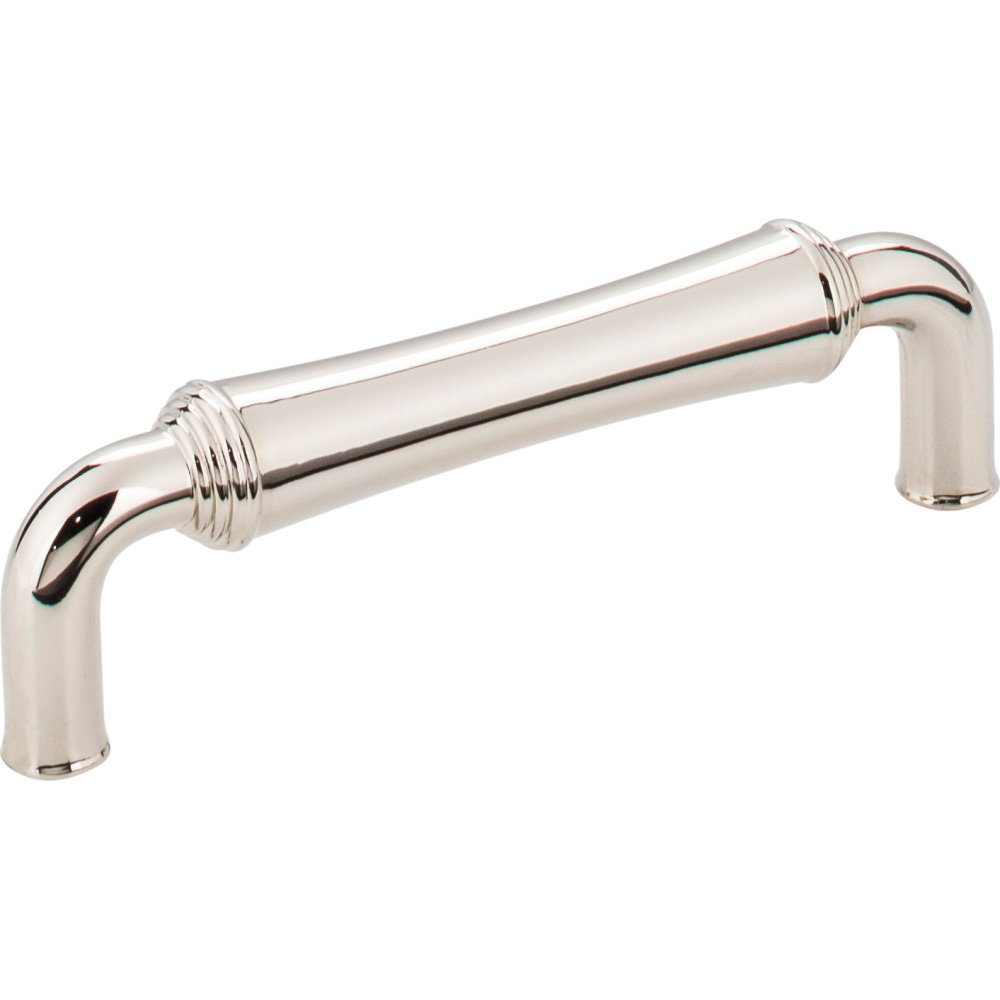 3 3/4" Centers Barrel Pull in Polished Nickel
