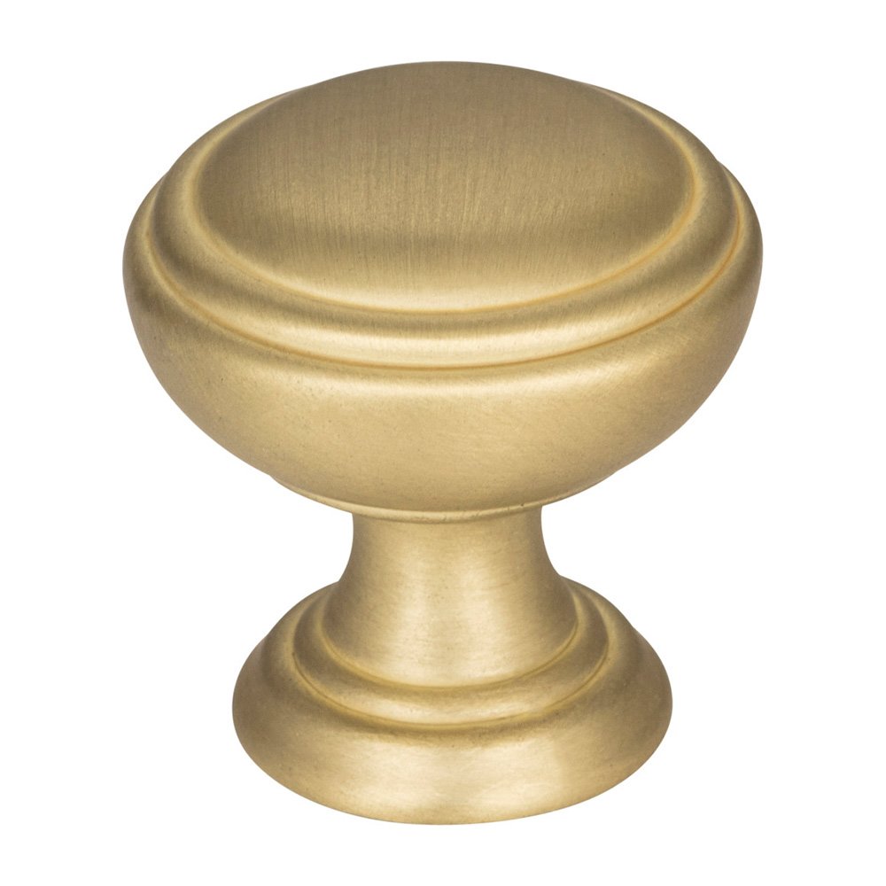 1 1/4" Diameter Knob in Brushed Gold