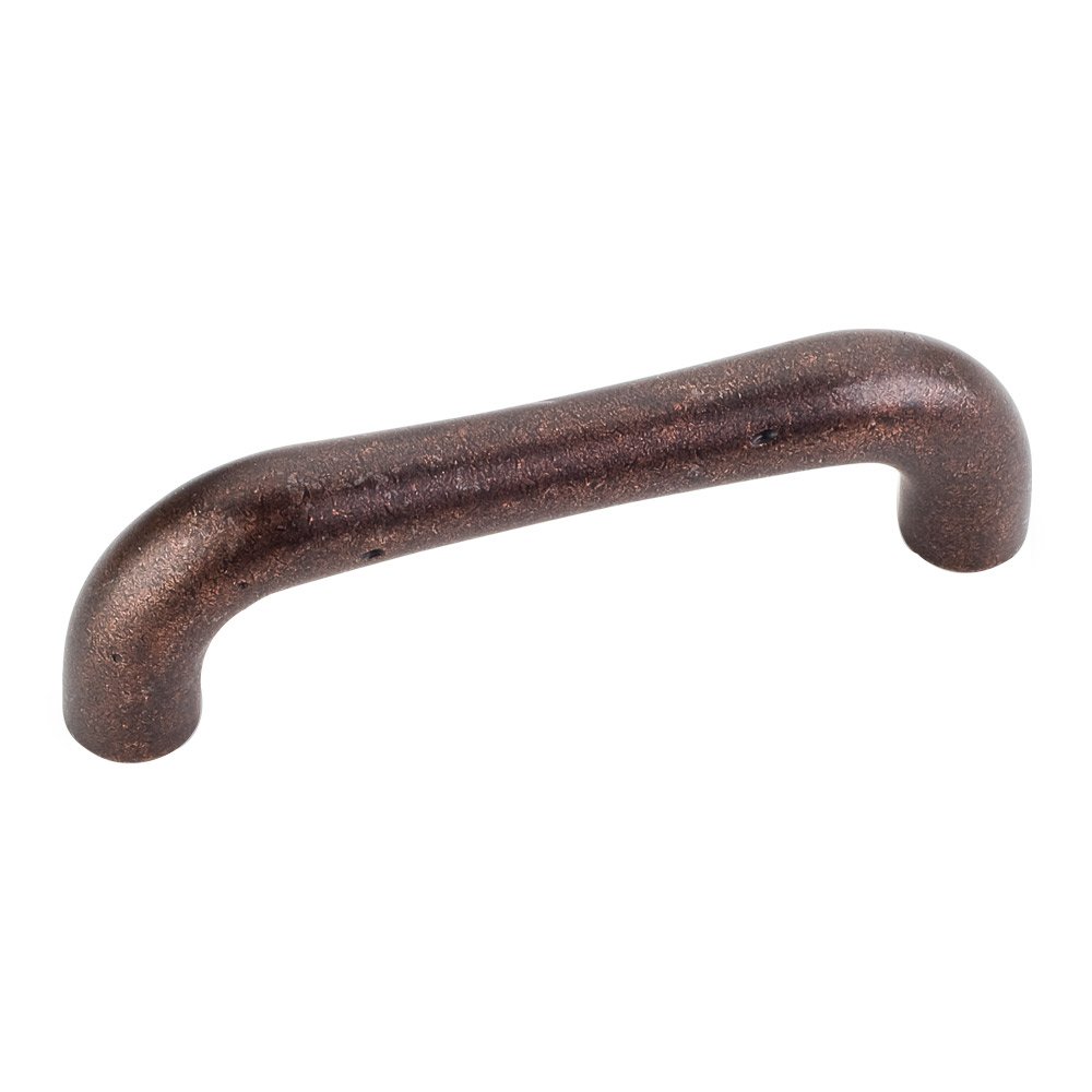3 3/4" Centers Weathered Pull in Distressed Oil Rubbed Bronze