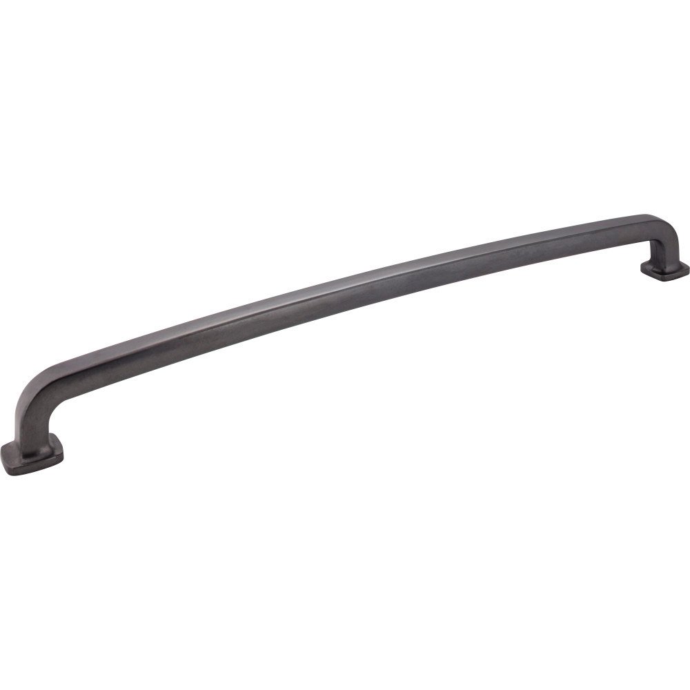 18" Centers Forged Look Flat Bottom Appliance Pull in Gun Metal