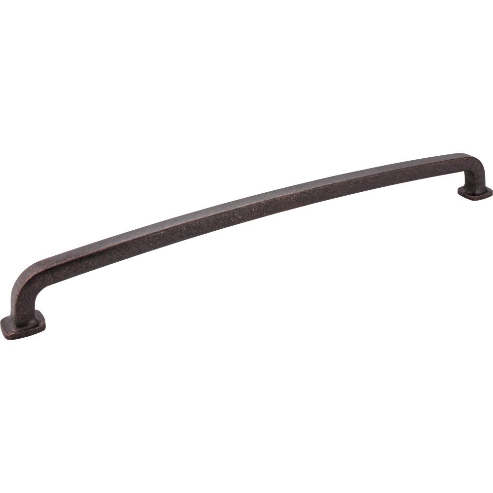 18" Centers Forged Look Flat Bottom Appliance Pull in Distressed Oil Rubbed Bronze